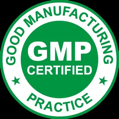 Factory icon representing Good Manufacturing Practices (GMP) certification
